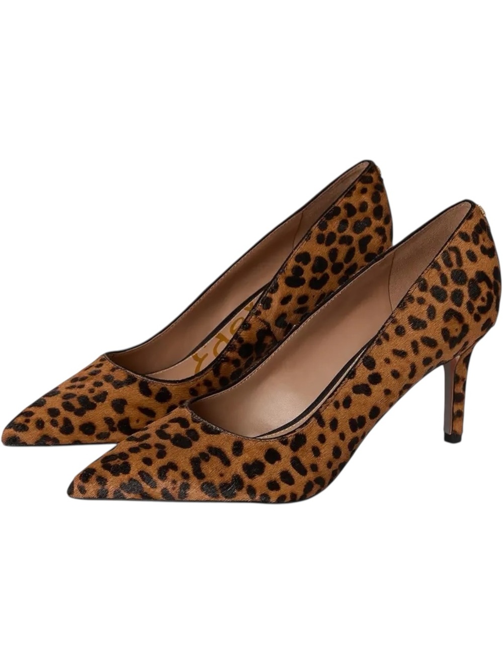 Sam Edelman Vienna Granada Tan Cheetah Calf Hair Pumps Size 7.5